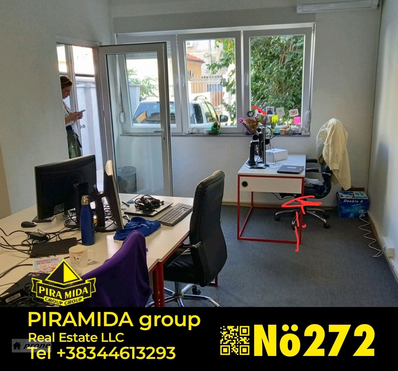 Lëshohet lokali 136/m² me qira Pejton Prishtinë