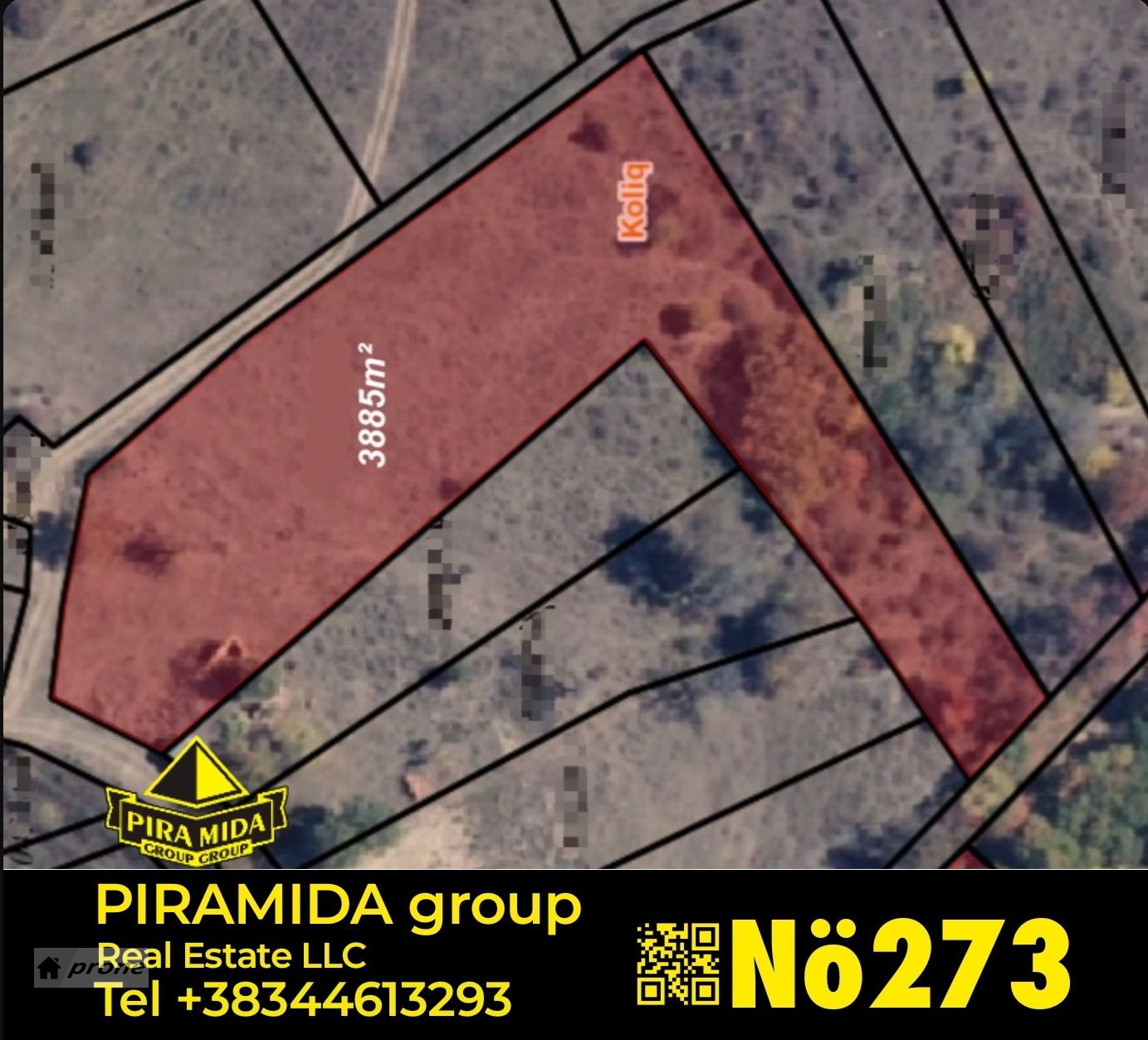 Shiten 38.85 ari tokë në Koliq Kosovë